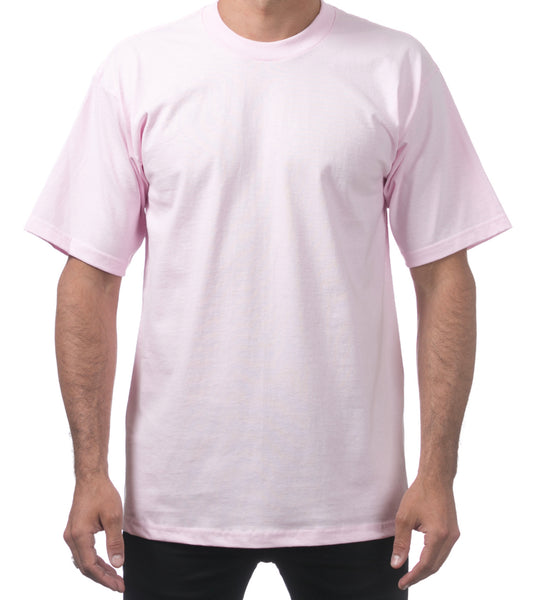 Pro Club Men’s heavyweight T shirt pink