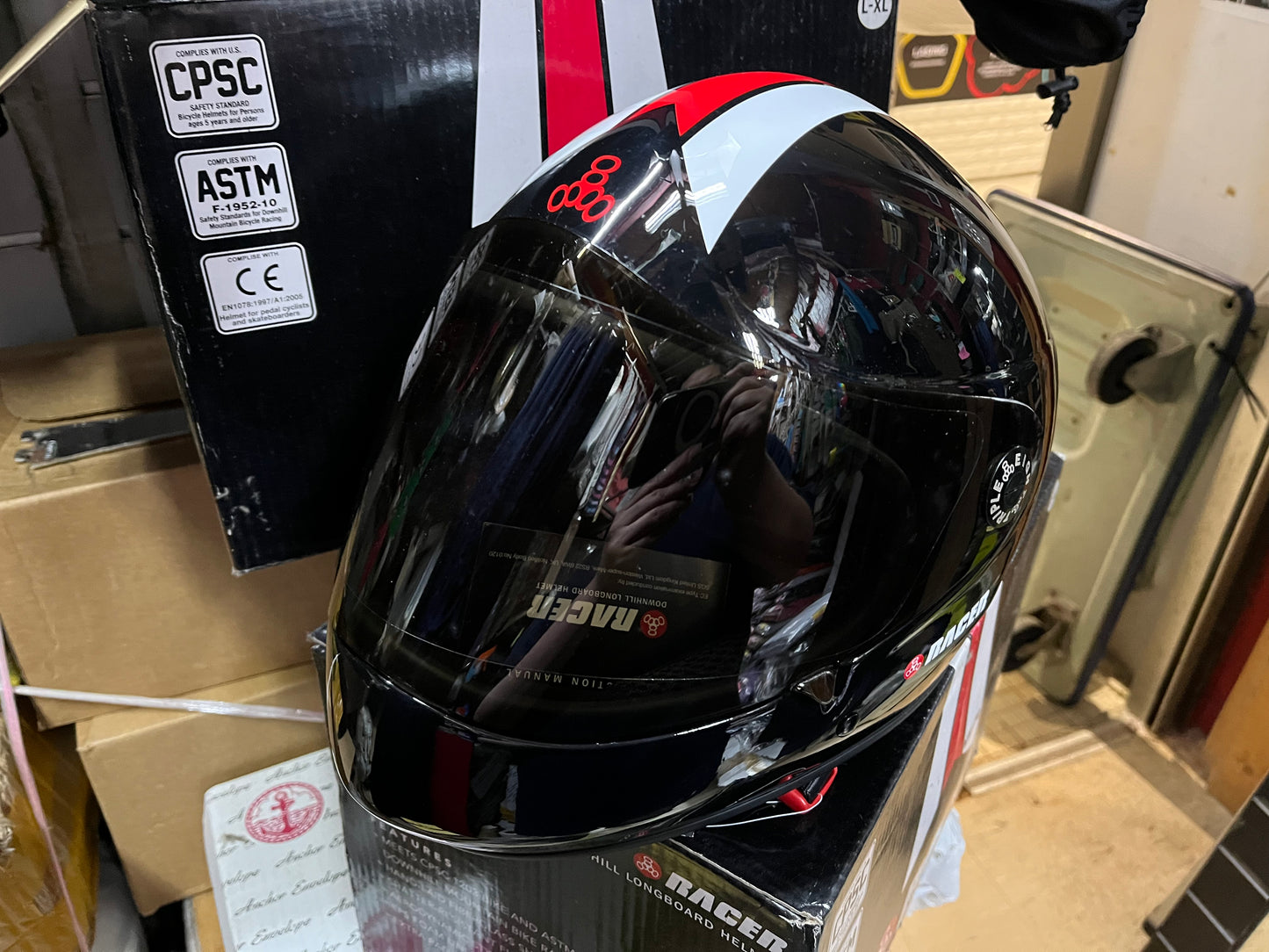 Triple 8 Downhill full faced helmet black L/XL