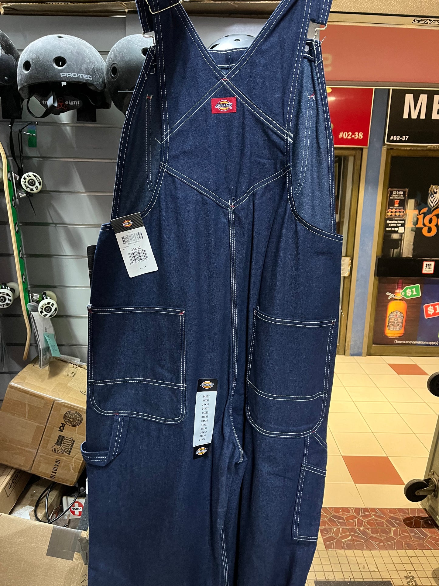 Dickies DB100 Bib Overall Rinse Indigo
