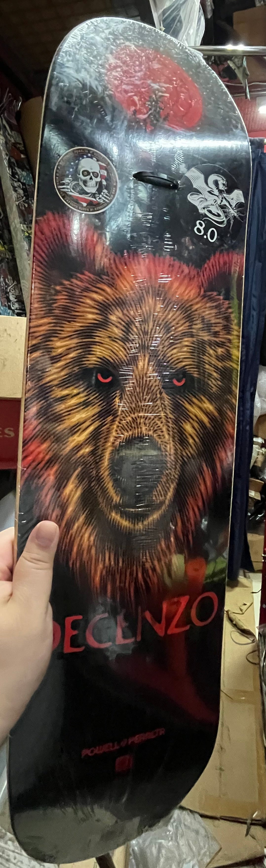 Powell Peralta Skateboard Deck Scott Decenzo Bear 8”