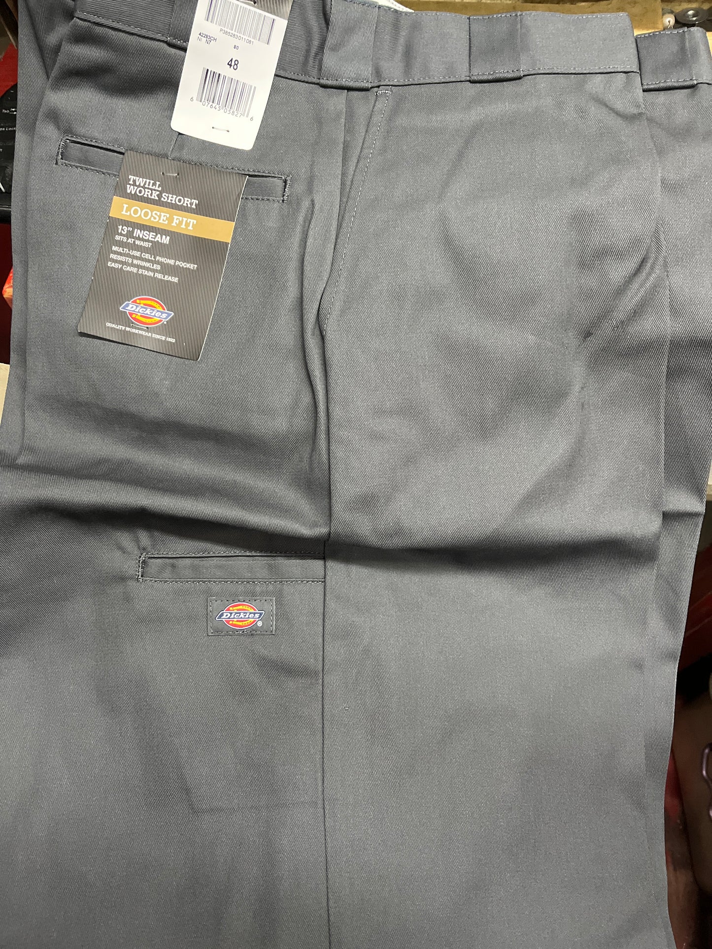 Dickies 42283 13” Loose Fit Work Short Charcoal