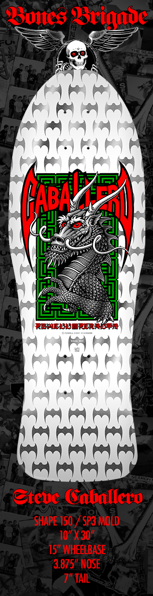 Powell Peralta x Bones Brigade Documentary Series 17 Caballero Skateboard Deck