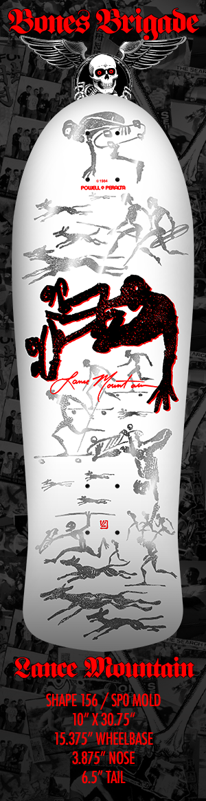 Powell Peralta x Bones Brigade Documentary Series 17 Lance Mountain Skateboard Deck