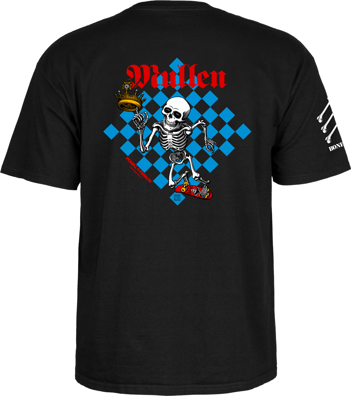 Powell Peralta x Bones Brigade Skateboard T Shirt Mullen Black