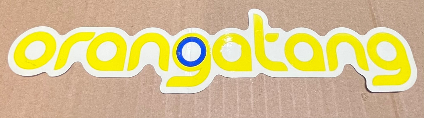 Orangatang Longboard Wheel Logo Sticker 24cm