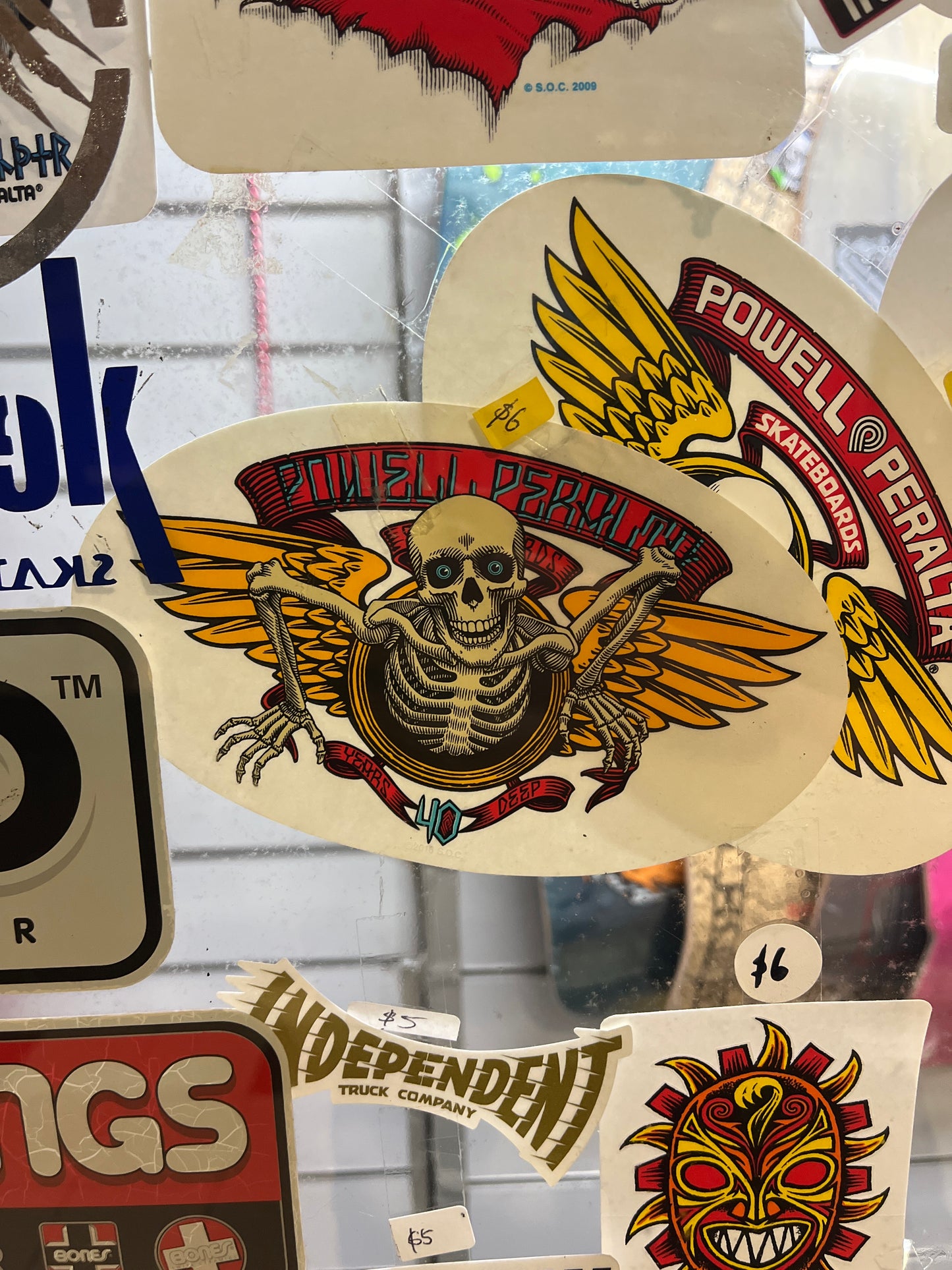 Powell Peralta Winged Ripper 40 Years Sticker