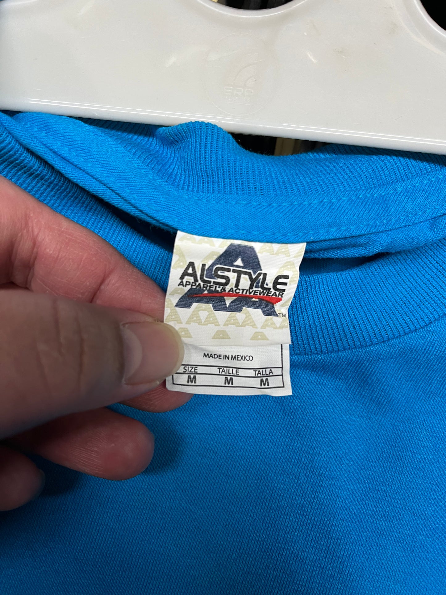 Vintage Alstyle Apparel AAA 1301 T Shirt Turquoise