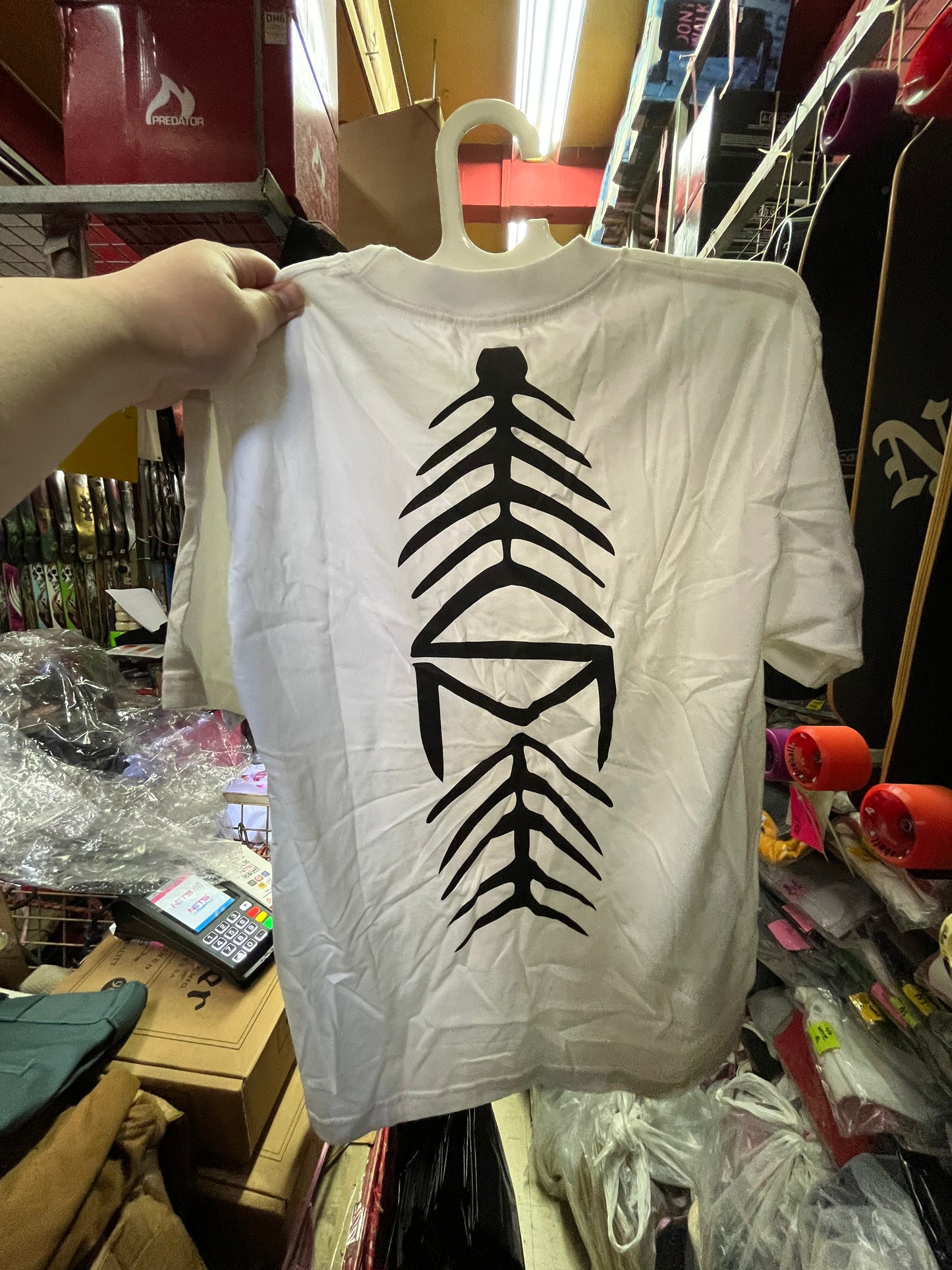 Vintage Sk8mafia Skateboard T Shirt White Zebra M
