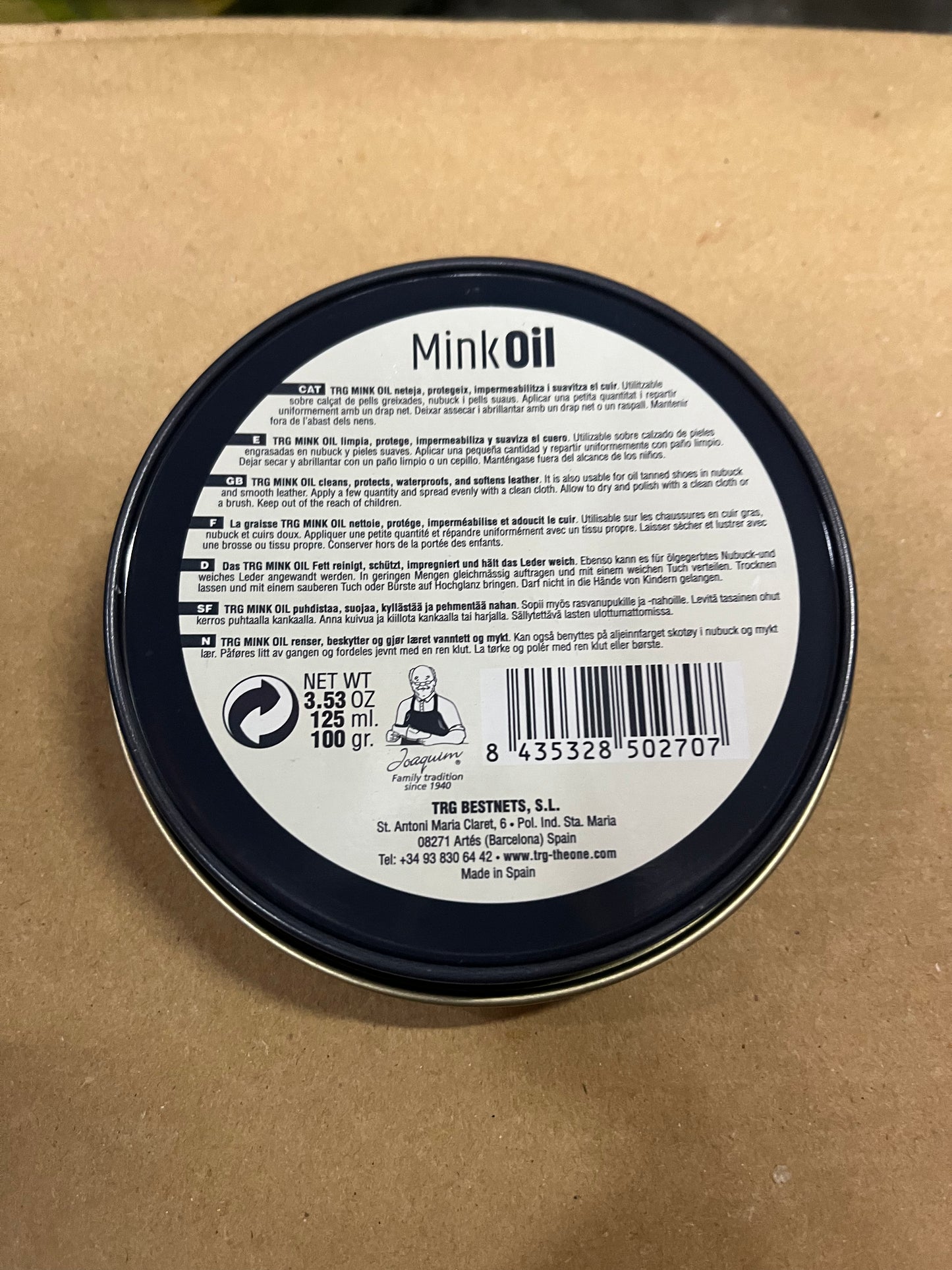 Tarrago Mink Oil 125ml