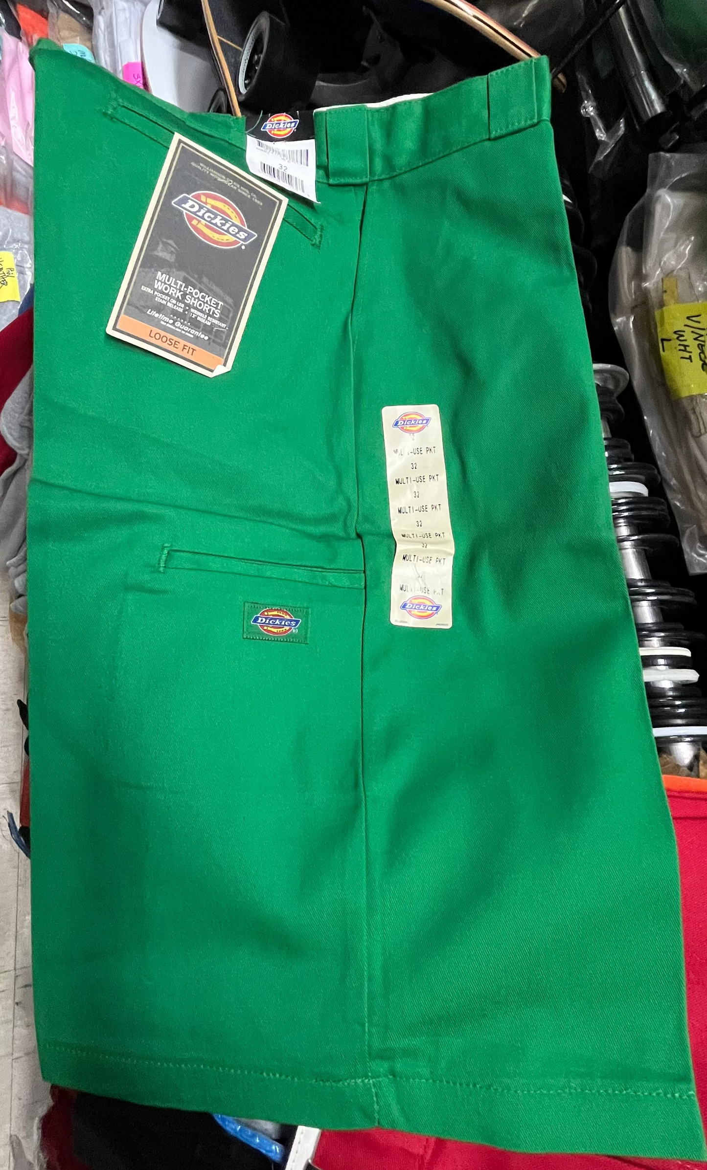 Dickies 42283 13” Loose fit Work Short Kelly Green