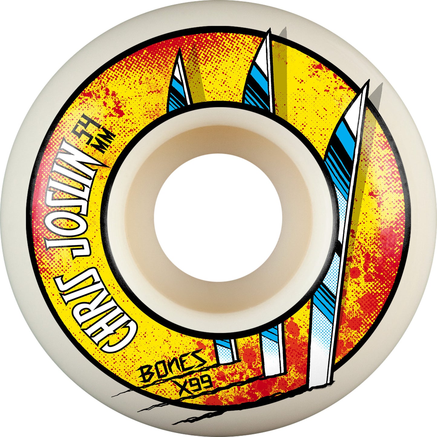 BONES WHEELS X-Formula Skateboard Wheels Joslin Slice of Life 54 V1 Standard 99A 4PK