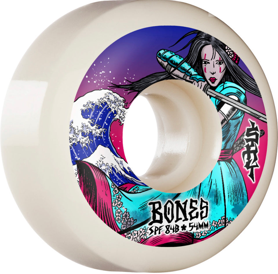 Bones skateboard wheels SPF sky brown 54mm 104a