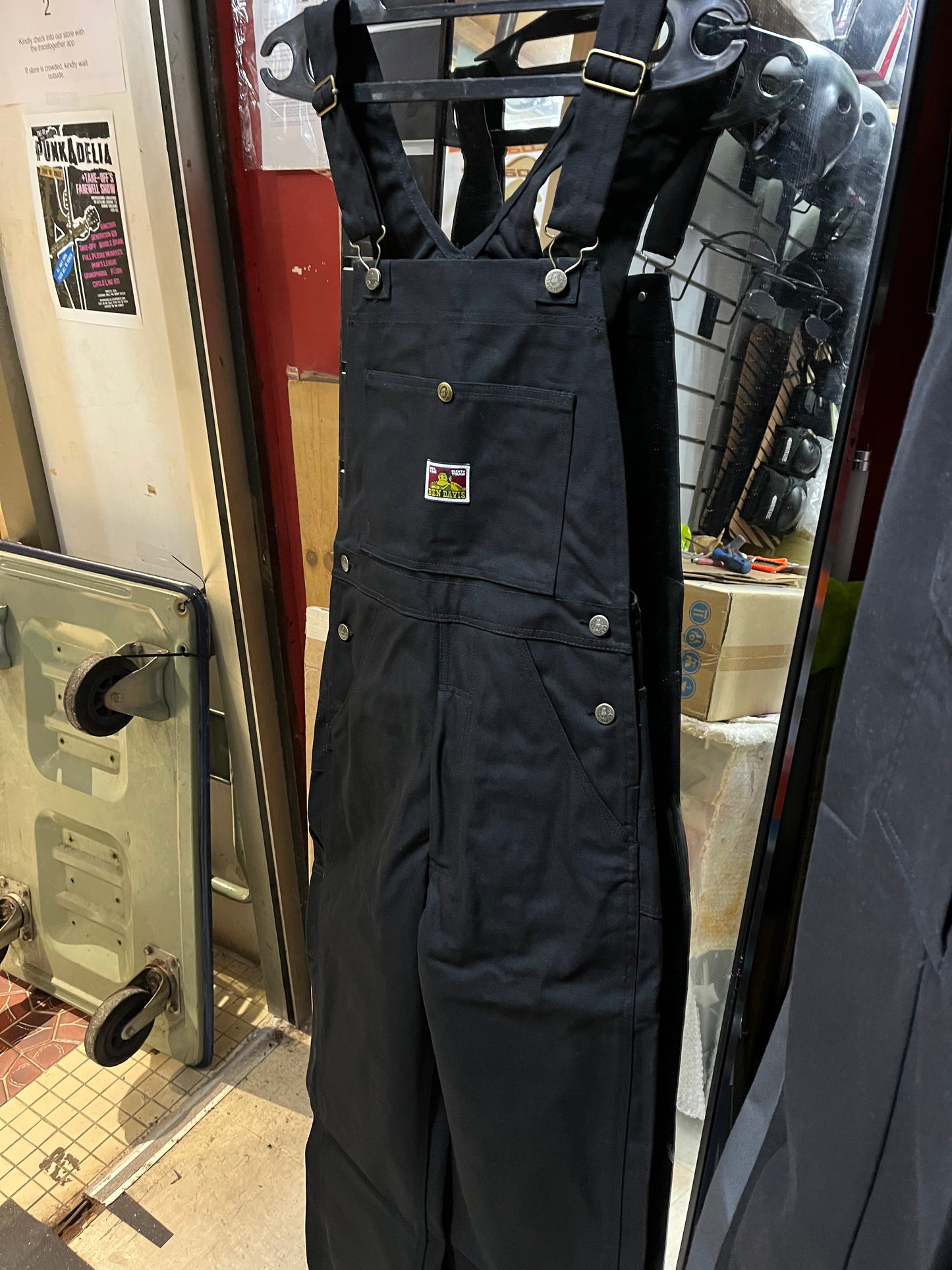 Ben Davis Black Bib Overall