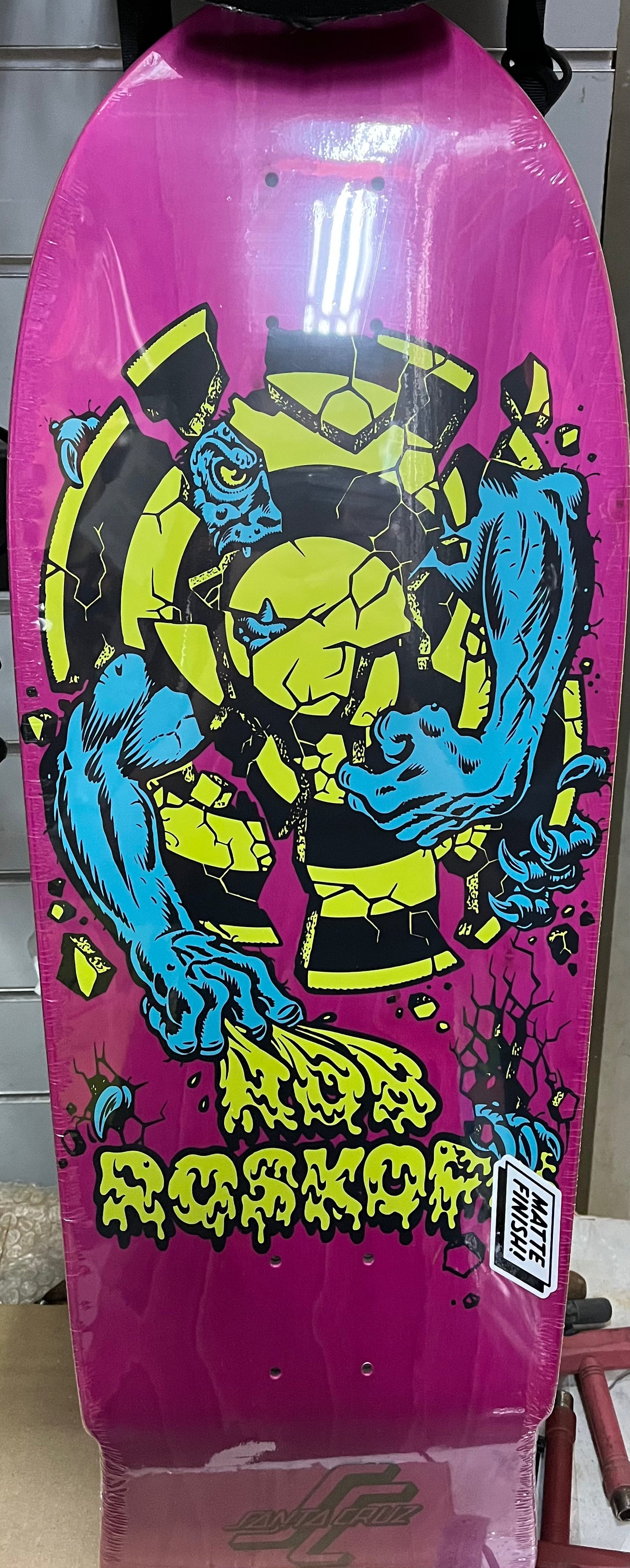 Santa Cruz rob roskop Target 3 10.25” x 30.03” skateboard deck Pink