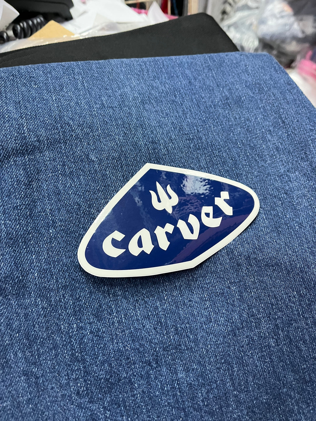 Carver Skateboard Sticker