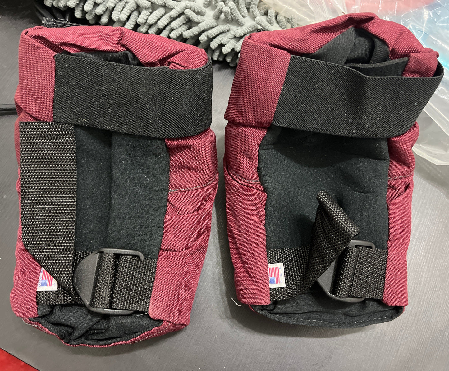 Vintage Boneless Ramp Knee Pads Size Small Maroon