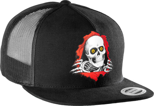 Powell Peralta Skateboard Mesh Cap Ripper Black