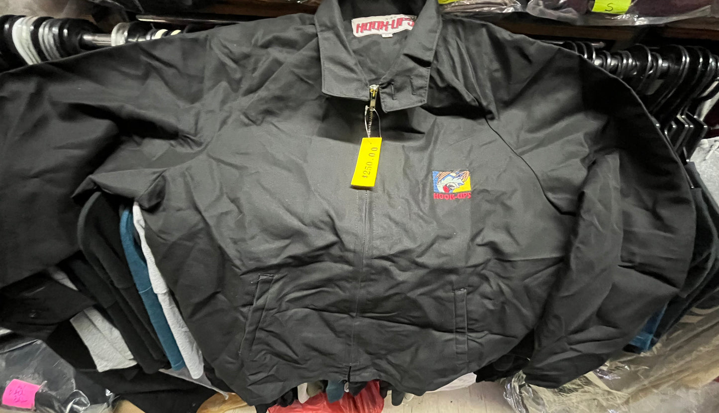 Vintage 90’s Hook Ups Jacket Devilman Size M Black