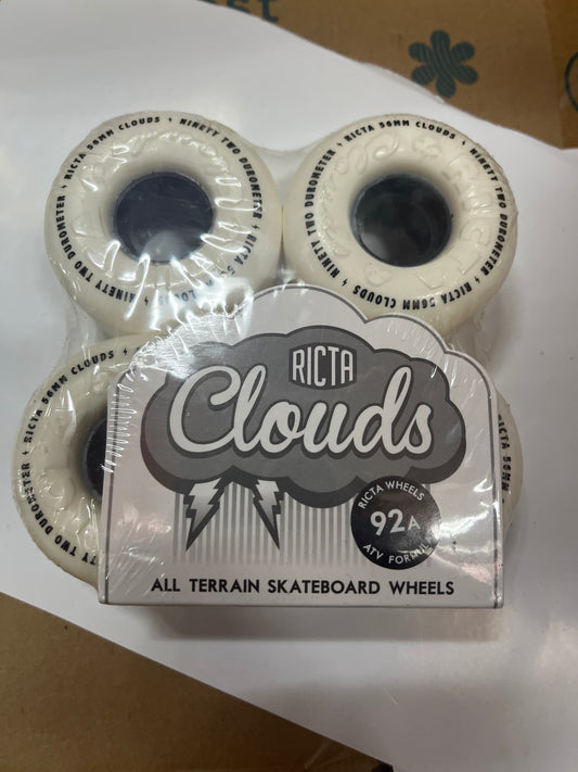 Ricta Skateboard wheels Clouds Black 56mm 92a