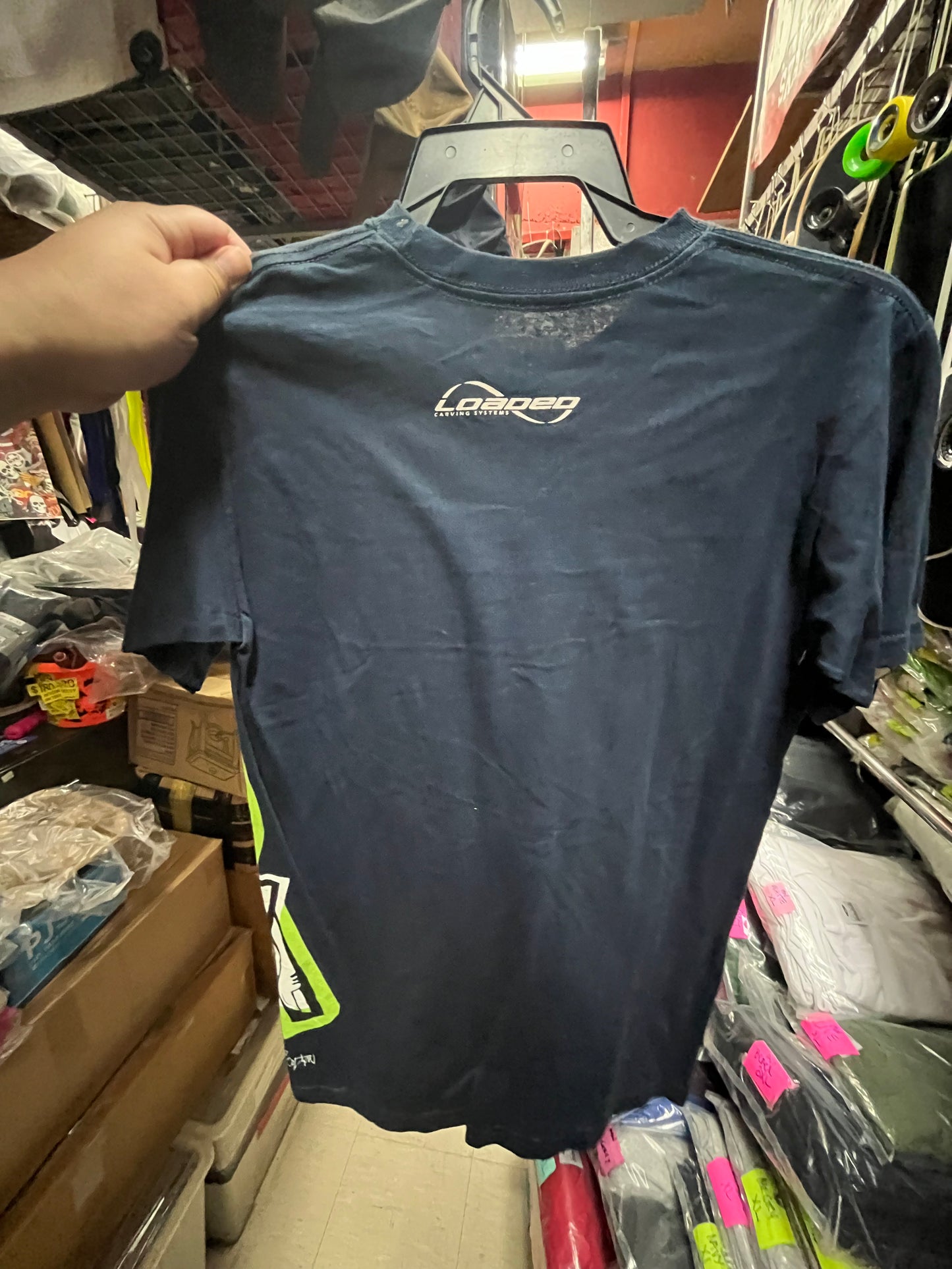 Vintage Loaded Boards T Shirt Adam Colton monster size S