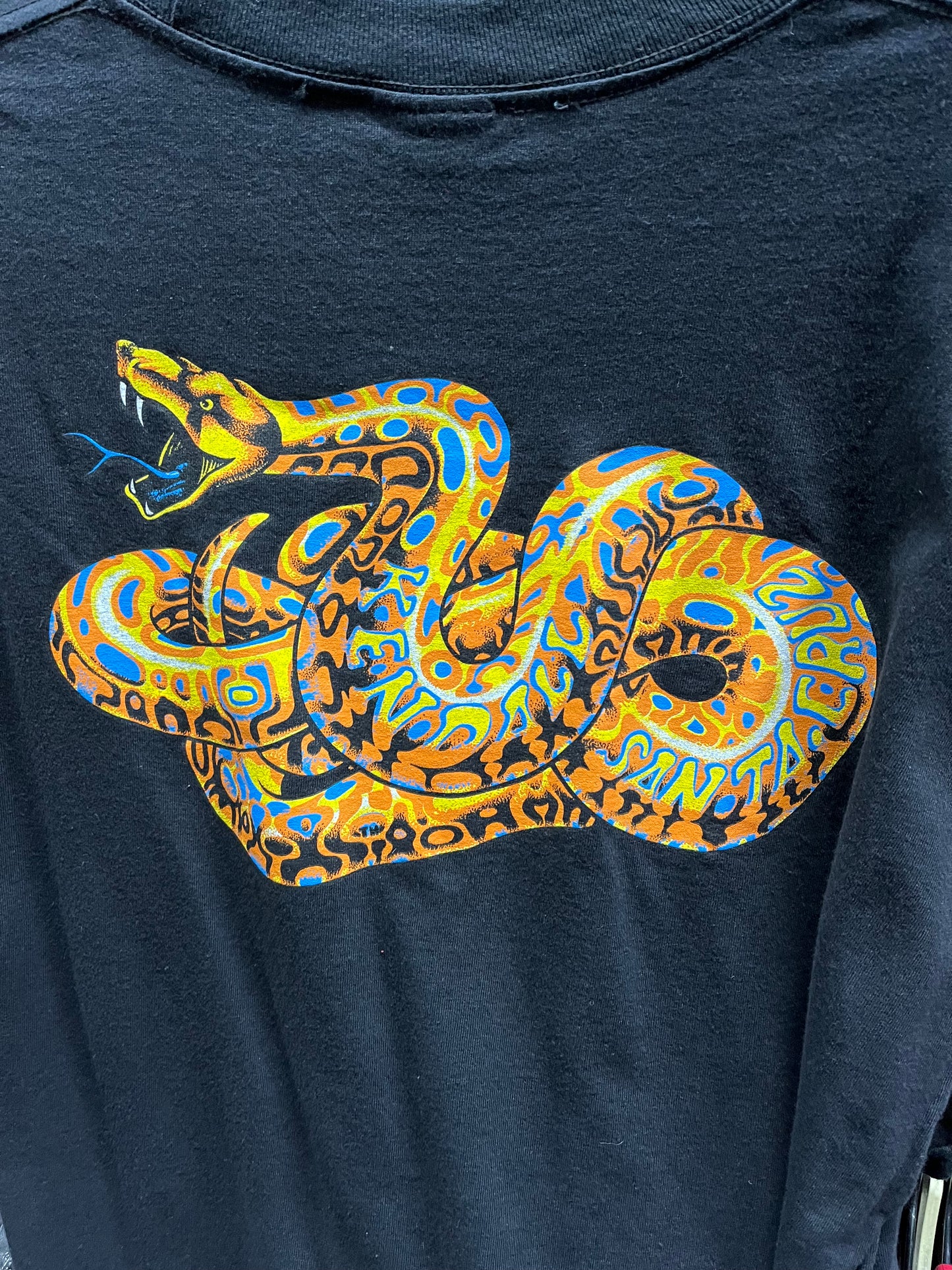 Santa Cruz Skateboard t shirt Kendal Snake Black