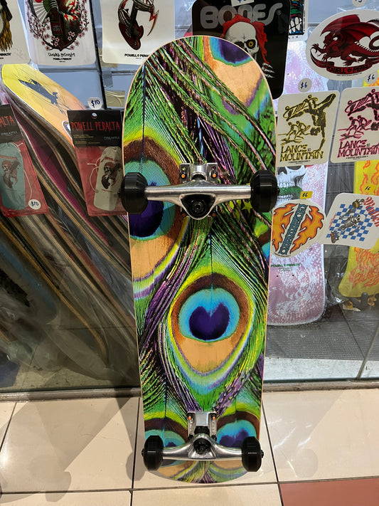 Mini Logo Complete Skateboard 8.25” Peacock
