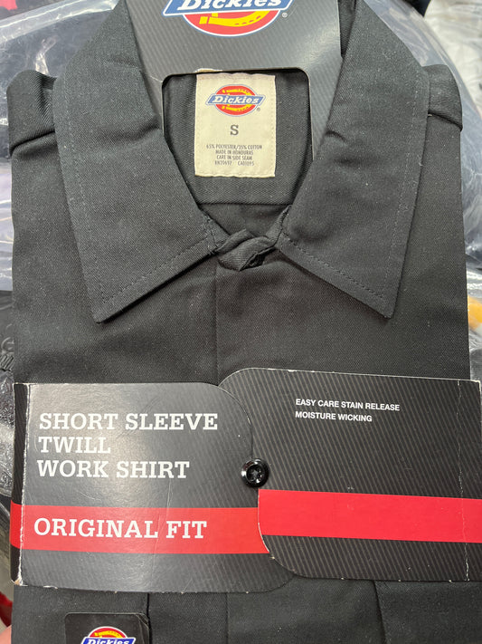 Dickies 1574 Original Fit Short Sleeve Work Shirt Black