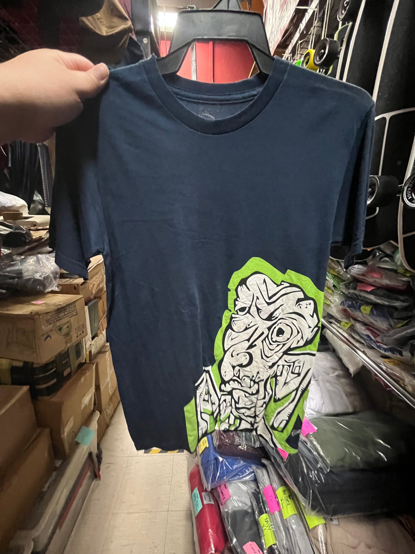 Vintage Loaded Boards T Shirt Adam Colton monster size S