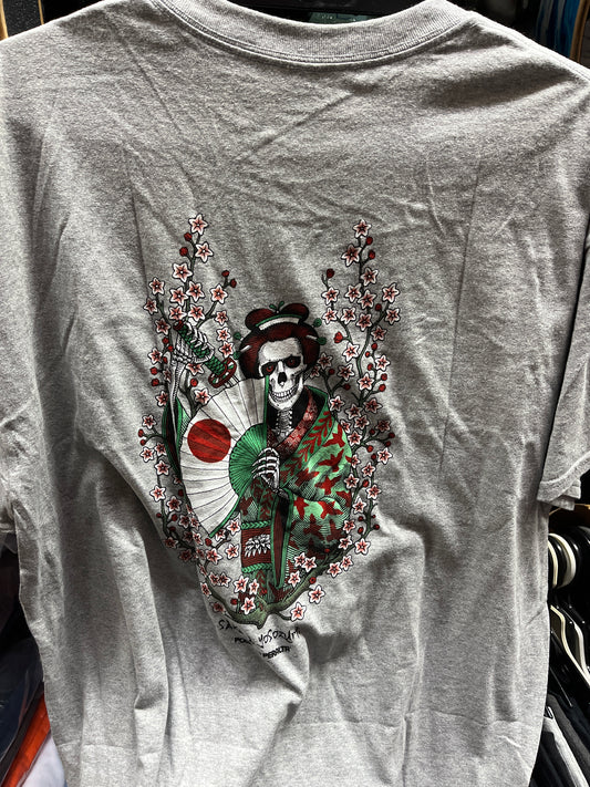 Powell Peralta skateboard Sakura Yosozumi Samurai T-Shirt Athletic Heather