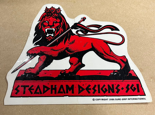 Vintage Steve Steadham Designs Sticker