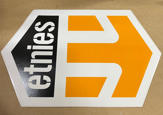 Vintage Etnies Shoes Logo Sticker