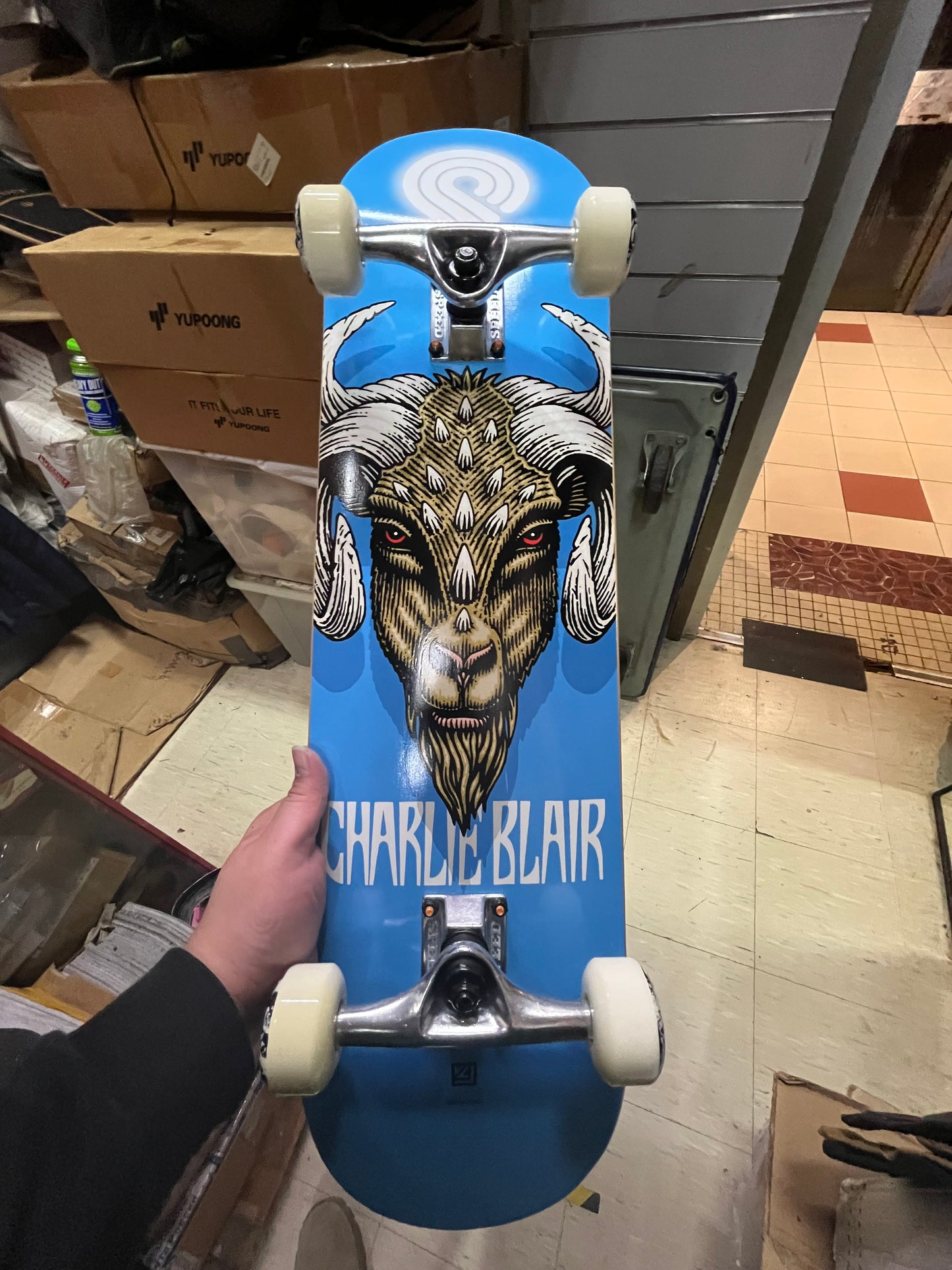 Powell Peralta Pro Charlie Blair Goat 8” Complete Skateboard Deck