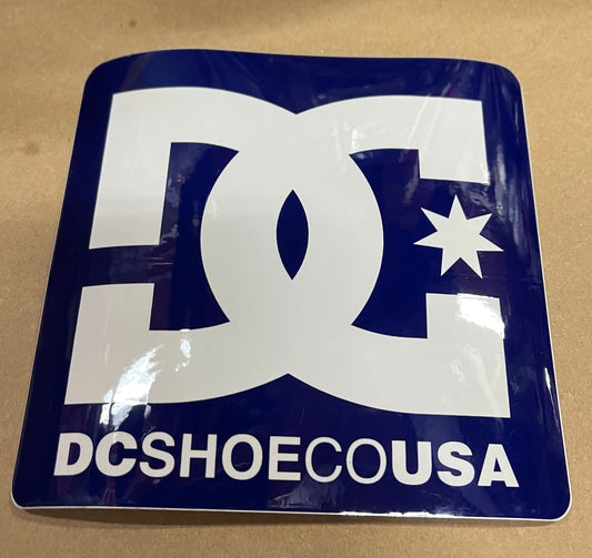 Vintage DC Shoes Logo Sticker