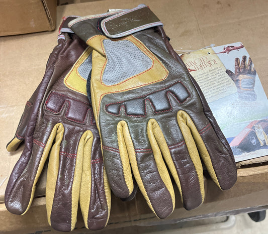 Vintage Loaded Advanced Freeride Longboard Gloves L/XL Brown