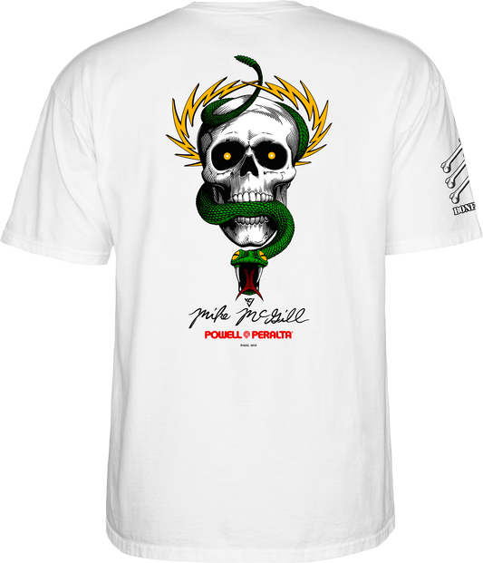 Powell Peralta x Bones Brigade Skateboard T Shirt McGill White