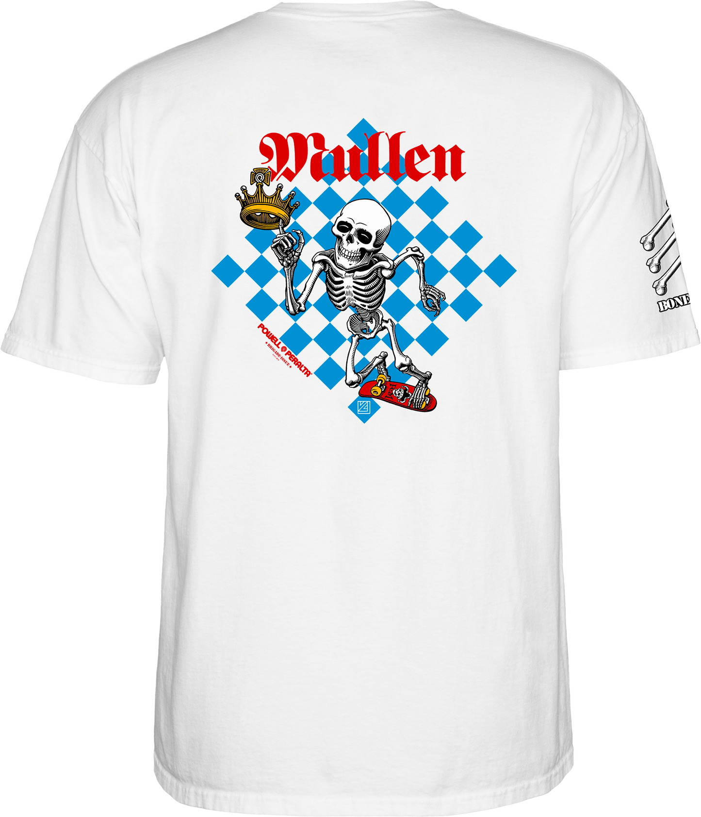 Powell Peralta x Bones Brigade Skateboard T Shirt Mullen White
