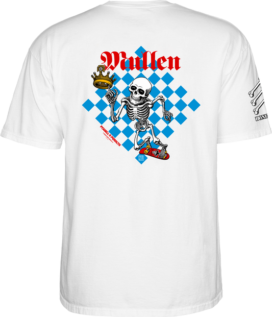 Powell Peralta x Bones Brigade Skateboard T Shirt Mullen White