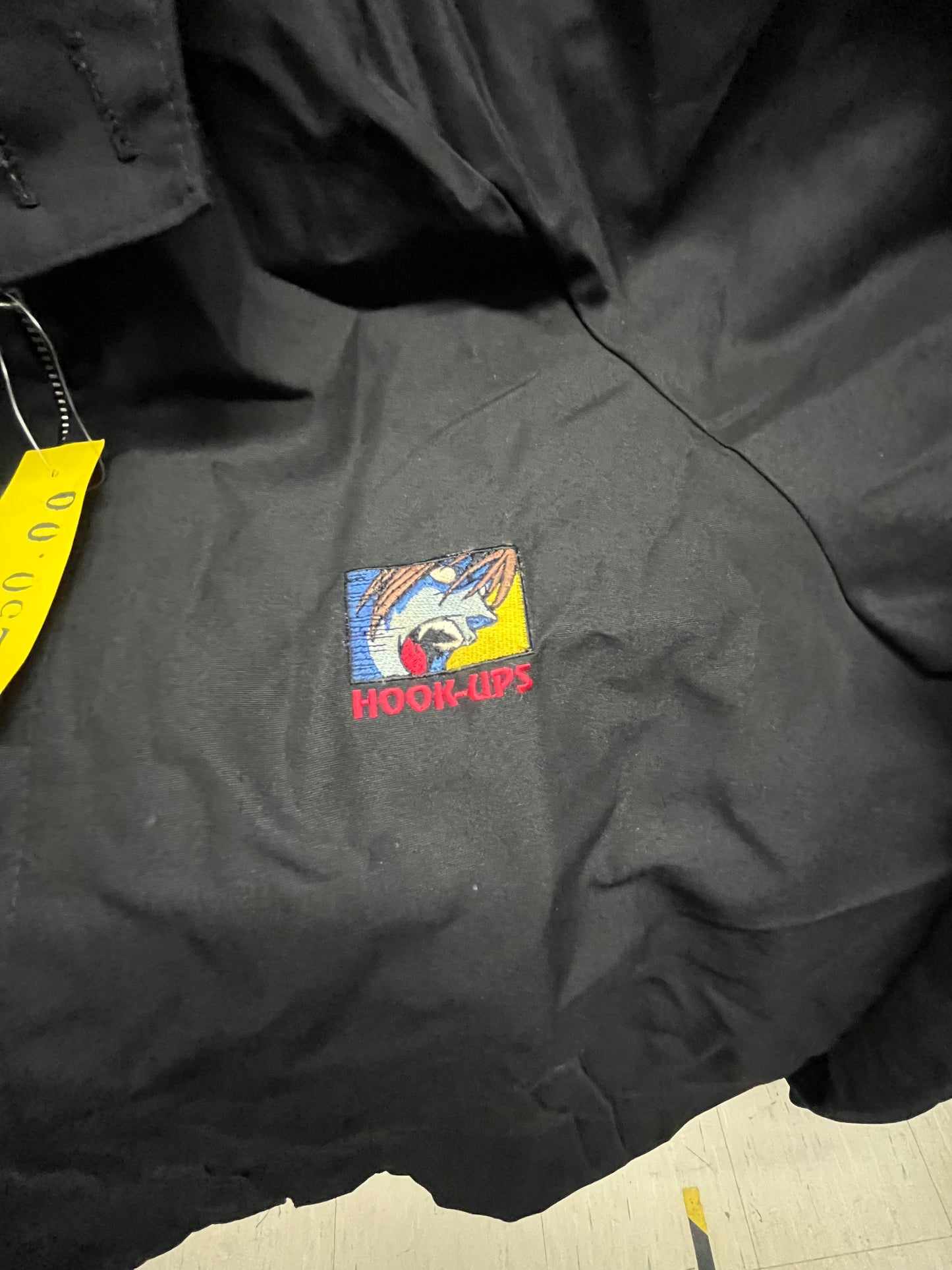 Vintage 90’s Hook Ups Jacket Devilman Size M Black