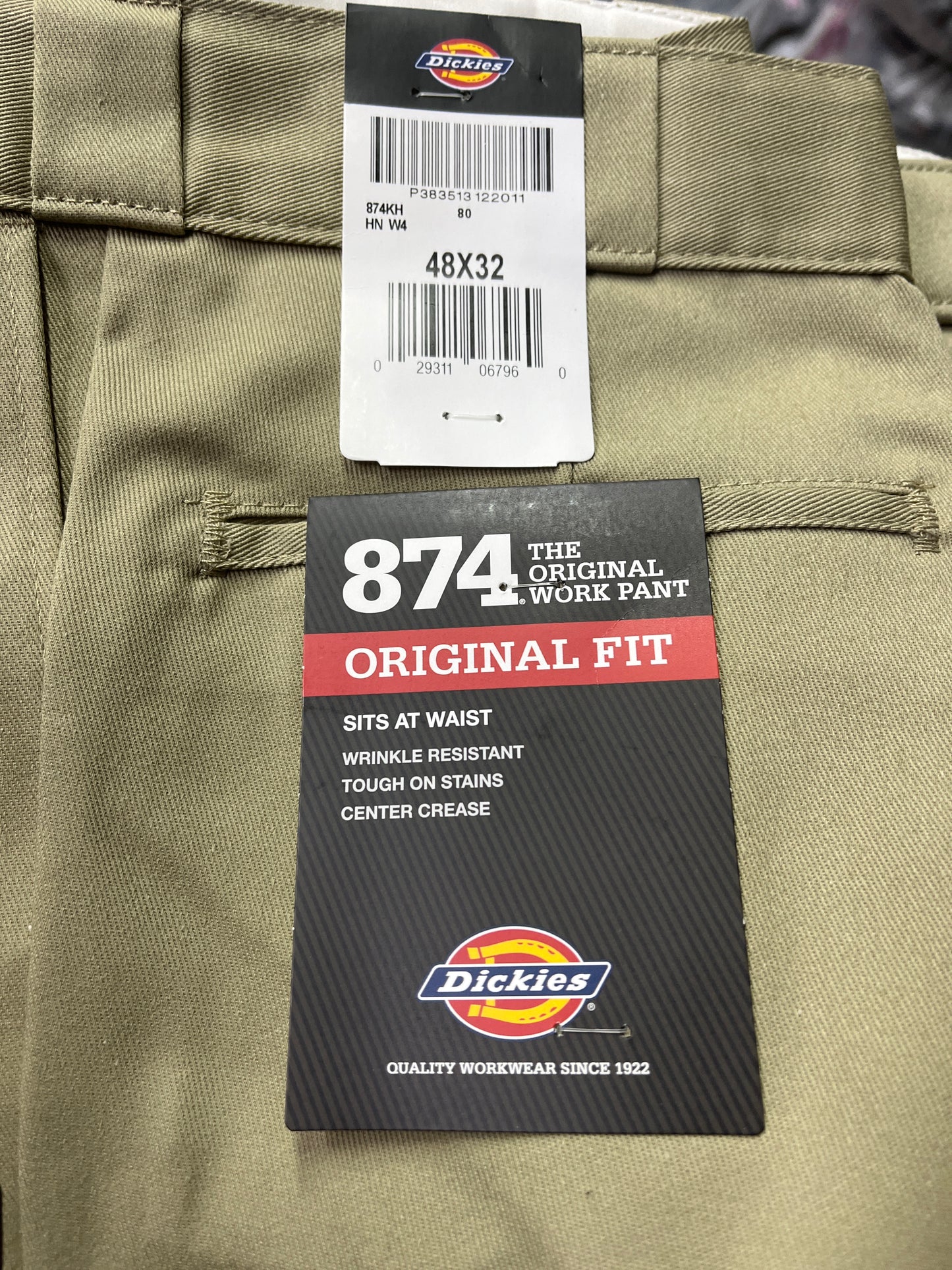 Dickies 874 Original Fit Work Pants Khaki