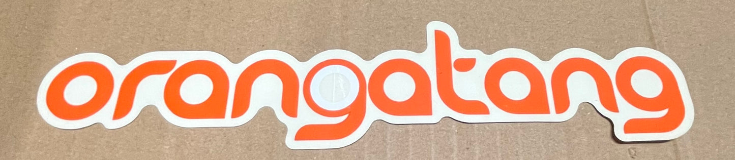 Orangatang Longboard Wheel Logo Sticker 24cm