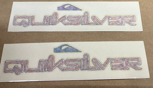 Vintage Quiksilver Bamboo Decal