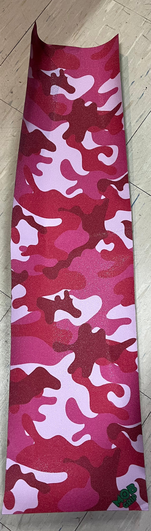 Mob Skateboard Grip Tape Pink Camouflage 9”x33”