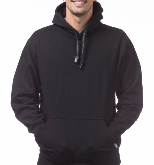 Pro Club Men’s Heavyweight Pullover Hoodie (13oz) Black