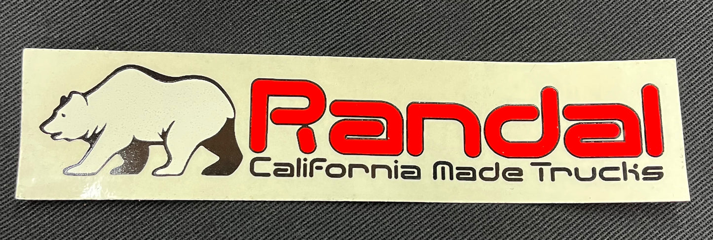 Vintage Randal Speed Trucks Sticker