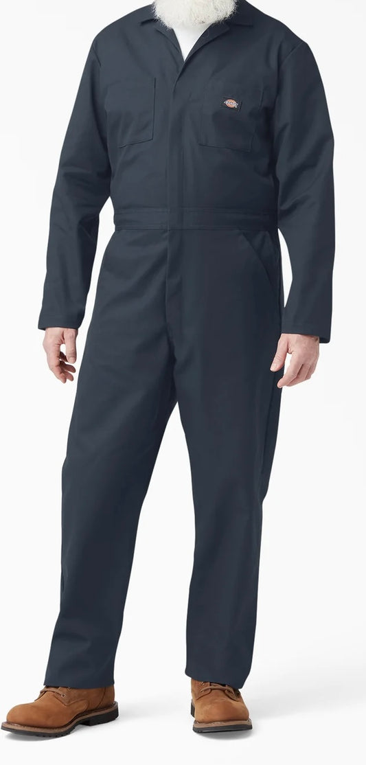Dickies Long Sleeve Coveralls Dark Navy
