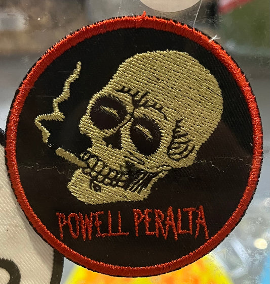 Powell peralta smoking Skelton iron on patch