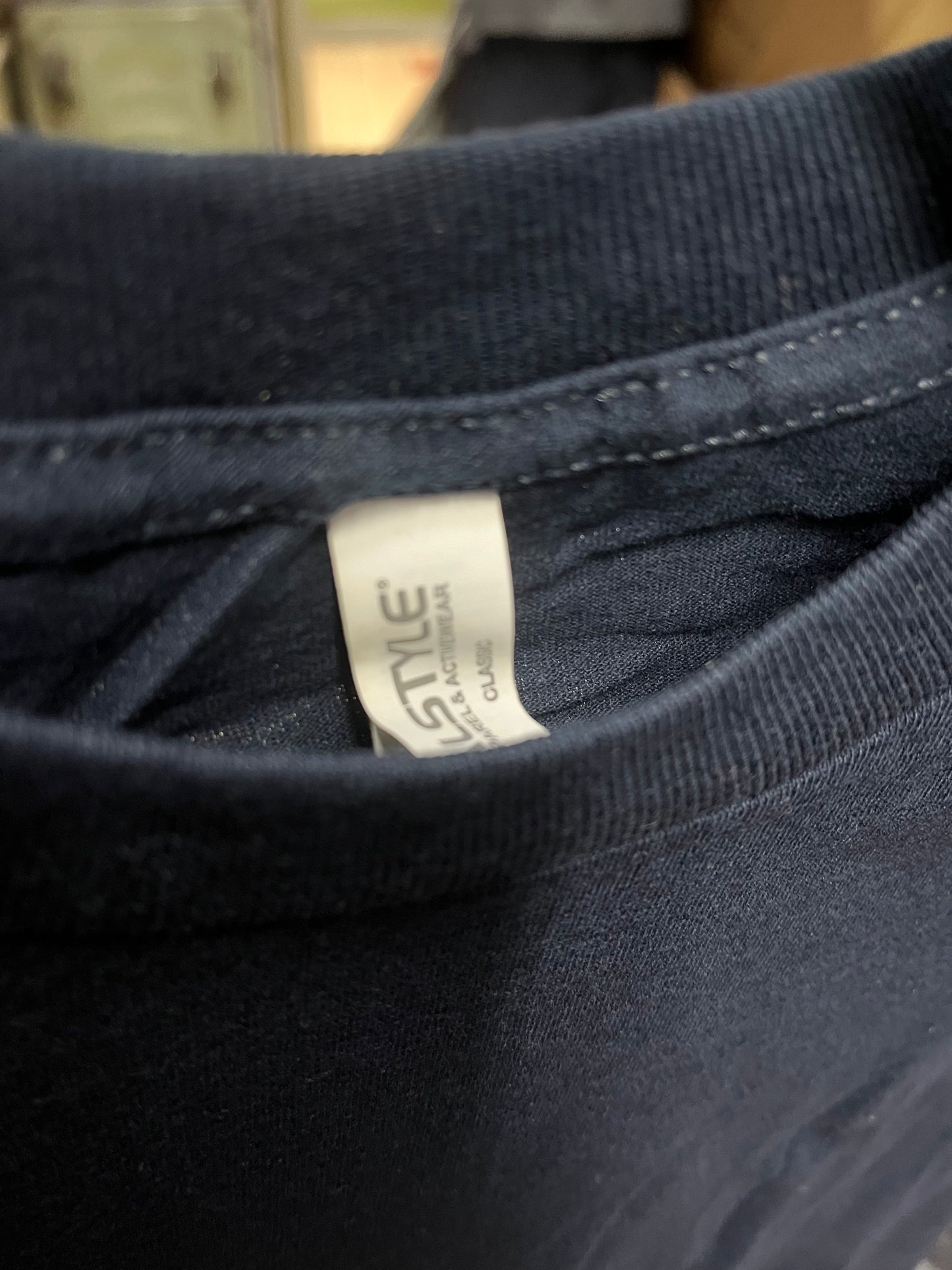 Vintage Alstyle Apparel AAA 1301 T Shirt Navy