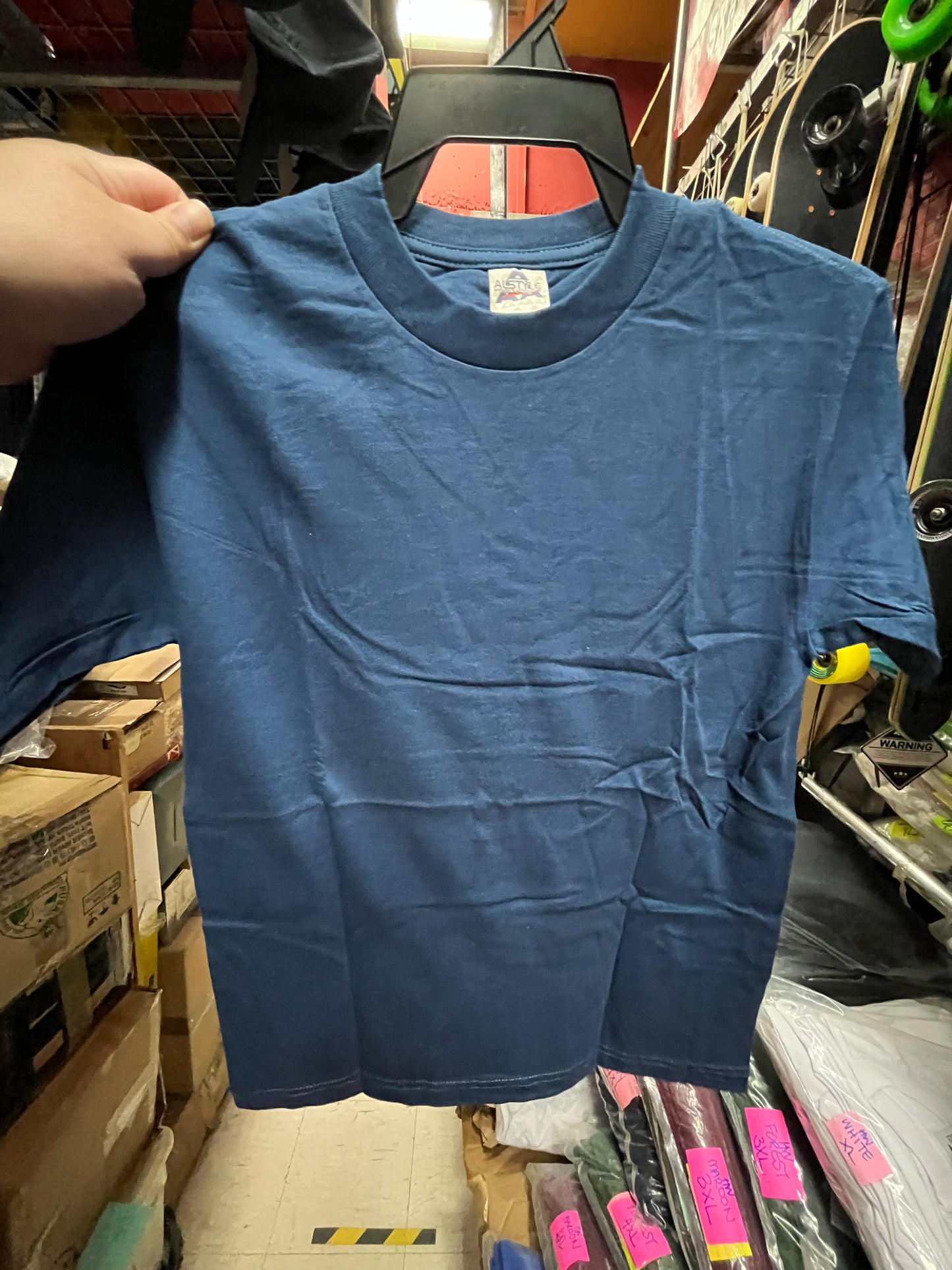 Vintage Alstyle Apparel AAA 1301 T Shirt Harbour Blue