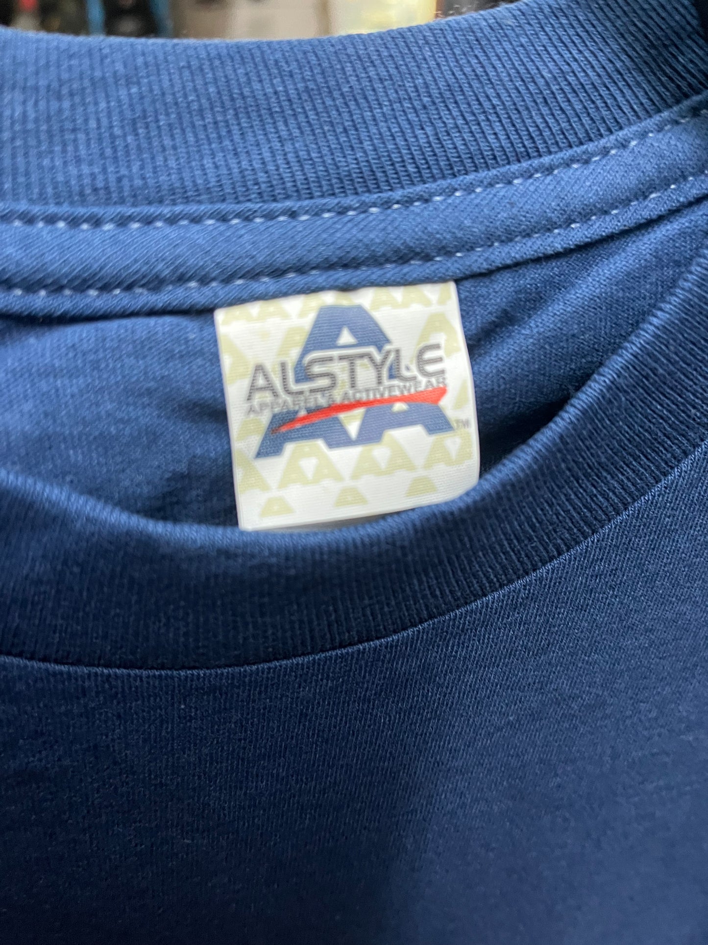 Vintage Alstyle Apparel AAA 1301 T Shirt Harbour Blue