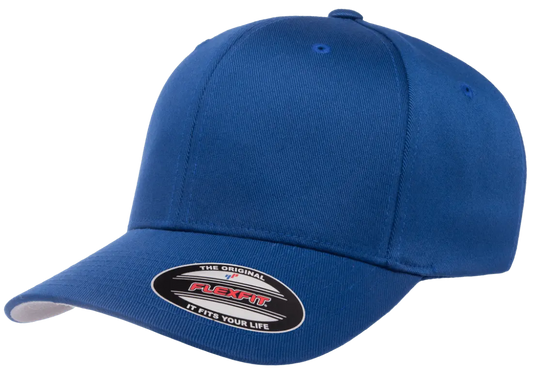 Yupong 6277 Flexifit Wooly Combed Cap Royal